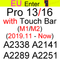 Keyboard Cover for Macbook Air 13 M2 Pro 13 M1 14 Max 15 16 Bar ID 17 Retina 11 Silicone Protector Skin Case A2337 A2442 A2681