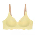 No Trace Top Women&#39;s Underwear No Steel Ring Pure Desire Comfortable Upper Support Sling Adjustable Beauty Back Bra Thin Section