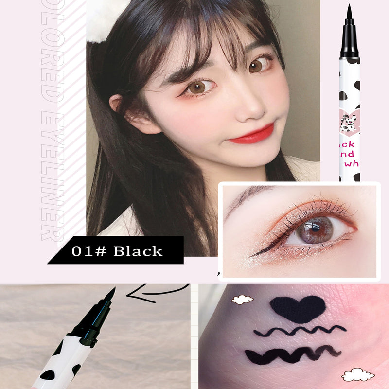 Liquid Eyeliner Lying Silkworm Pen Matte Shadow Long-lasting Waterproof Quick-dry Tea Brown Pen Glitter Eye Makeup Beauty Tools