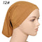 Ramadan Undercap Head Cover for Jewish Instant Jersey Bonnet Hijab Turbans for Women Muslim Fashion Inner Cap Turbante Capelli