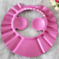 Adjustable Baby Swim Cap Bath Shampoo Eye Protection Head Shower Water Cover Baby Care Wash Hair Shower Cap For 0-6 Years Kids