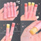 1PC Natural Peach Lip Balm Long-lasting Moisturizing Lipstick Temperature Change Color Lipstick Anti-drying Hydration Lip Care