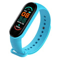 Smart Watch M6 Men&#39;s and Women&#39;s Fitness Heart Rate Blood Pressure Monitoring Bracelet Message Push Music Control Digital Watch