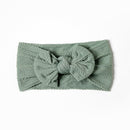 32 Colors Cable Bow Baby Headband for Child Bowknot Headwear Cables Turban for Kids Elastic Headwrap Baby Hair Accessories