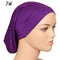 Ramadan Undercap Head Cover for Jewish Instant Jersey Bonnet Hijab Turbans for Women Muslim Fashion Inner Cap Turbante Capelli
