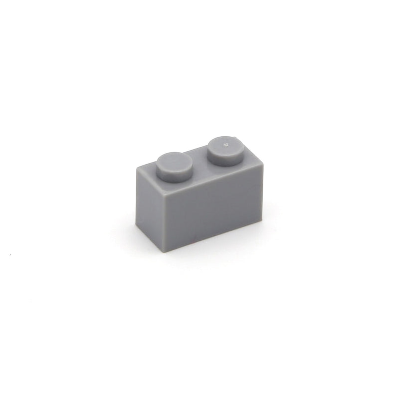 100pcs DIY Building Blocks Thick Figures Bricks 1x2Dots Educational Creative Size Compatible With 3004 Plastic Toys for Children