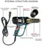 Heat Gun 2000W Professional Hot Air Gun with 2 Temperature Modes Hands-Free Stand Built-in Ideal for Stripping Paints Soldering