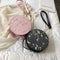 Hot Sale Sweet Lace Round Handbags High Quality PU Leather Women Crossbody Bags for Women 2022 Small Fresh Flower Chain Shoulder