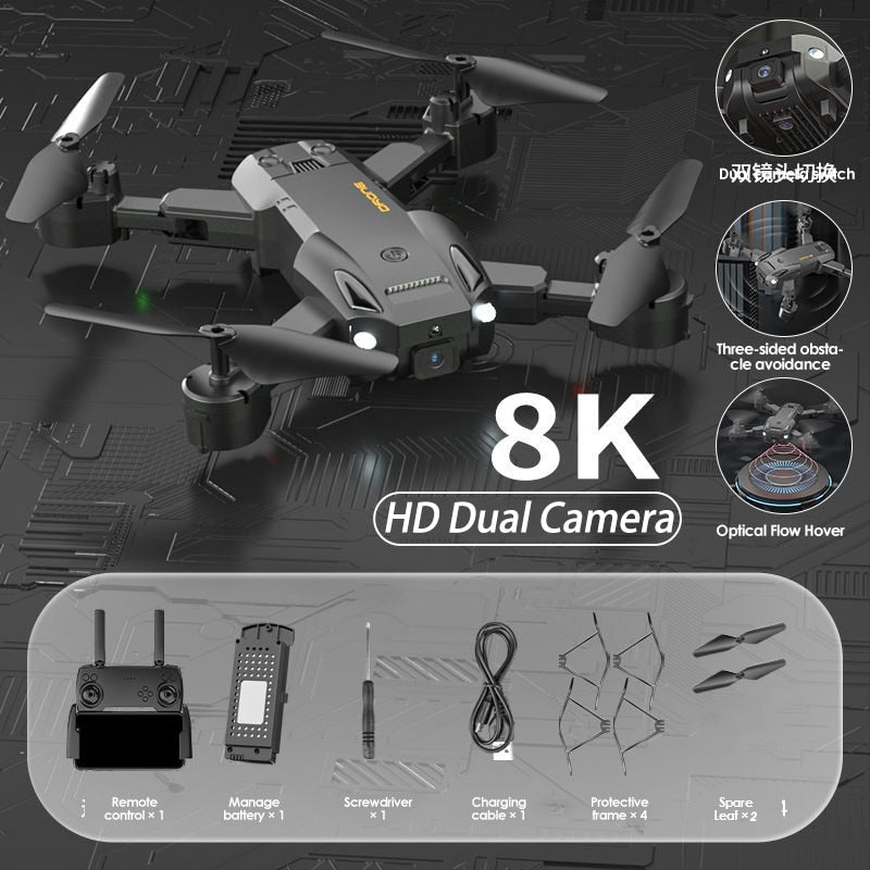 Dron 5G GPS Drone 8K Professional Drones 4K HD Aerial Photography Obstacle Avoidance Quadcopter Helicopter RC Distance 3000M