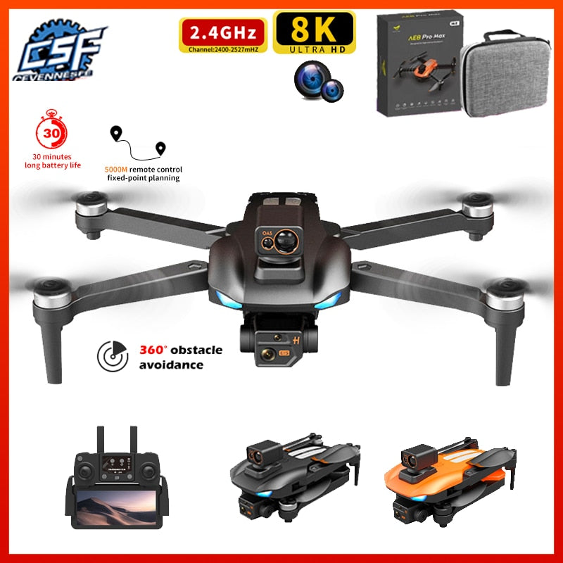 2022 NEW Drone 4k Profesional GPS 360 Degree Obstacle Avoidance Brushless Motor Quadcopter 8K HD Aerial Photography RC Dron Toy