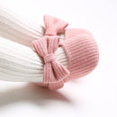 Toddler Girl Knitted Shoes First Walkers Snow Boots Newborn Baby Autumn Winter Cotton Warm Soft Sole Plush Prewalker 0-18Months