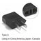 1-100pcs 4.0/4.8mm EU Plug Adapter EU US Israel To Euro KR BR Brazil Plug Converter American Travel Power Adapter Plug Socket