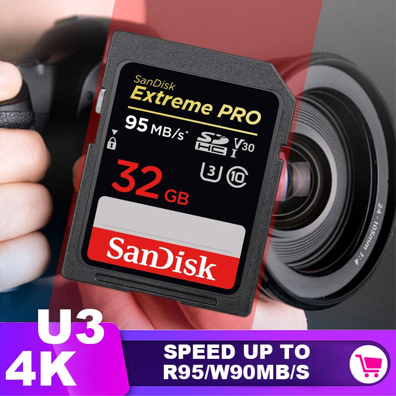 SanDisk Ultra Original SD card 8GB 16GB 32GB SDHC 64GB 128GB 256GB SDXC Class10 Memory Card C10 R80mb/s USH-1 Support for Camera