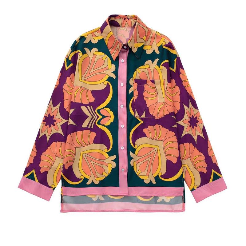 New Fashion Print Elegant Women&