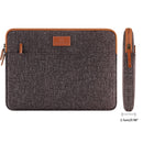 DOMISO 10 11 13 14 15.6 Inch Laptop Sleeve Canvas Case Tablet Bag Protect Computer Pouch Skin Cover for Lenovo / HP /Acer/ Apple