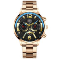 2022 Fashion Mens Stainless Steel Watches Luxury Men Sports Quartz Wrist Watch Male Business Casual Leather Watch reloj hombre