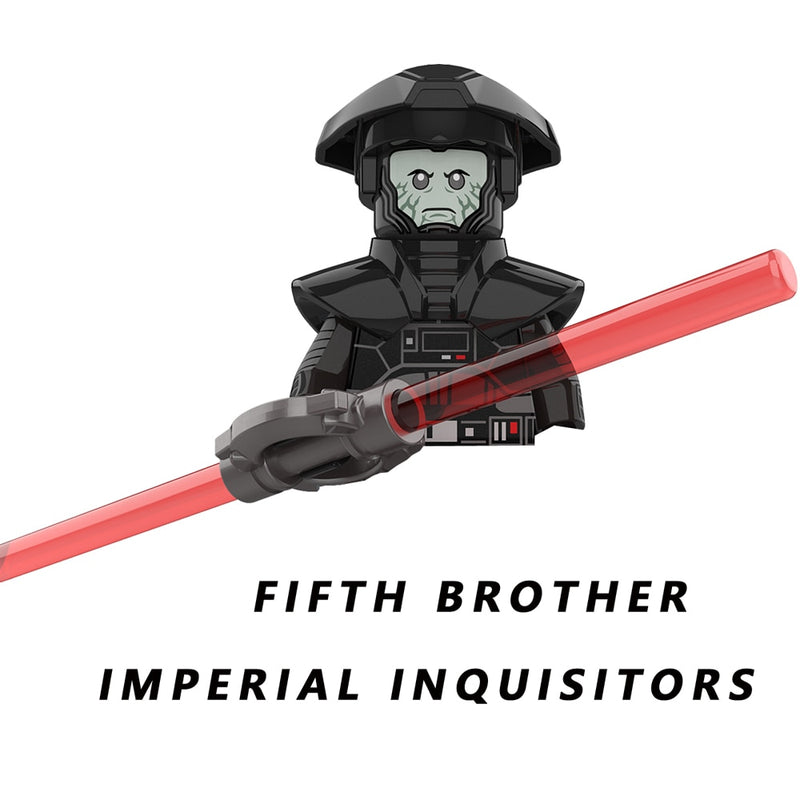 Disney Luke Skywalker Ahsoka Tano Building Block Yoda Obi-Wan Kenobi Sith Kylo Ren Count Dooku Starkiller Brick Figure Toy