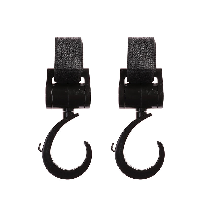 1/2pcs Baby Hanger Baby Bag Stroller Hooks Pram Rotate 360 Degree Baby Car Seat Accessories Stroller Organizer Bebes Accessories