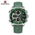 New NAVIFORCE Military Watches for Men Luxury Sport Chronograph Alarm WristWatch Waterproof Quartz Big Clock Digital Male Watch