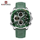 New NAVIFORCE Military Watches for Men Luxury Sport Chronograph Alarm WristWatch Waterproof Quartz Big Clock Digital Male Watch