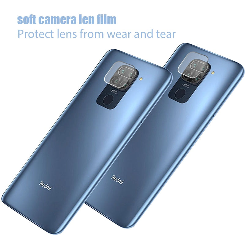 6in1 Protective Glass for Xiaomi Redmi Note 11 10 9 Pro 10S 9S 8 Camera Screen Protector For Redmi 9C NFC 9T 9A 9AT 10C Glass