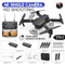 2022 New LSRC Quadcopter E88-525 Pro WIFI FPV Drone With Wide Angle HD 4K Camera Height Hold Avoidance RC Foldable Dron Gift Toy