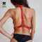 Sexy Body Bondage Women Leg Harness Belts Leather Harness Women Garter Belt Tight Garter Suspenders Straps Stockings With Belt