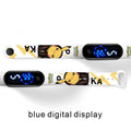 Pokemon Strap LED Electronic Watch Fashion Colorful Bracelet Touch Waterproof Anime Character Pikachu Educational Children&#39;s