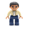 Big Size Action Figures City Princess Policemen Family Building Block Doll Character Accessory Toys Assembly Children Kids Gift