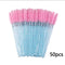 Disposable Crystal Eyelashes Brush Comb 25/50Pcs Eye Lashes Extension Mascara Wands Makeup Professional Makeup Beauty Tool