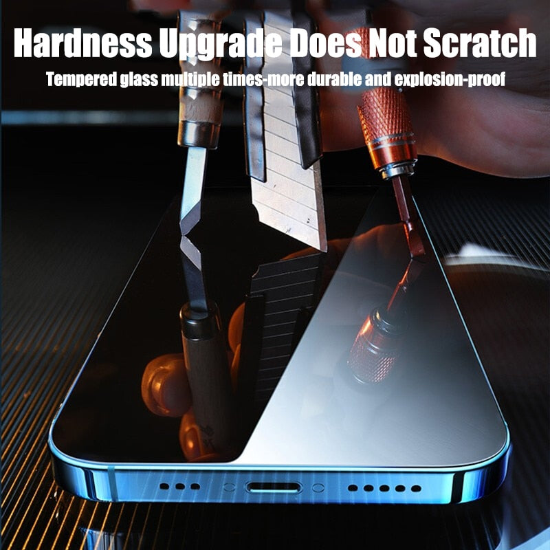 4PCS Tempered Glass For iPhone 11 12 13 14 Pro MAX XR X XS Max Screen Protector on For iPhone 12 11 13 14 Mini 7 8 6 Plus Glass