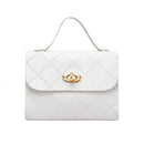 2022 new Lingge fashion embossed hand messenger small square bag handbags  purses and handbags  bags for women