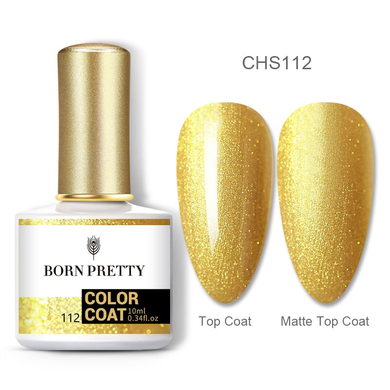 BORN PRETTY Nail Gel 120Colors 10ml Gel Nail Polish Soak Off UV LED Gel Varnish iridescent Shining Nagel Kunst Gellack