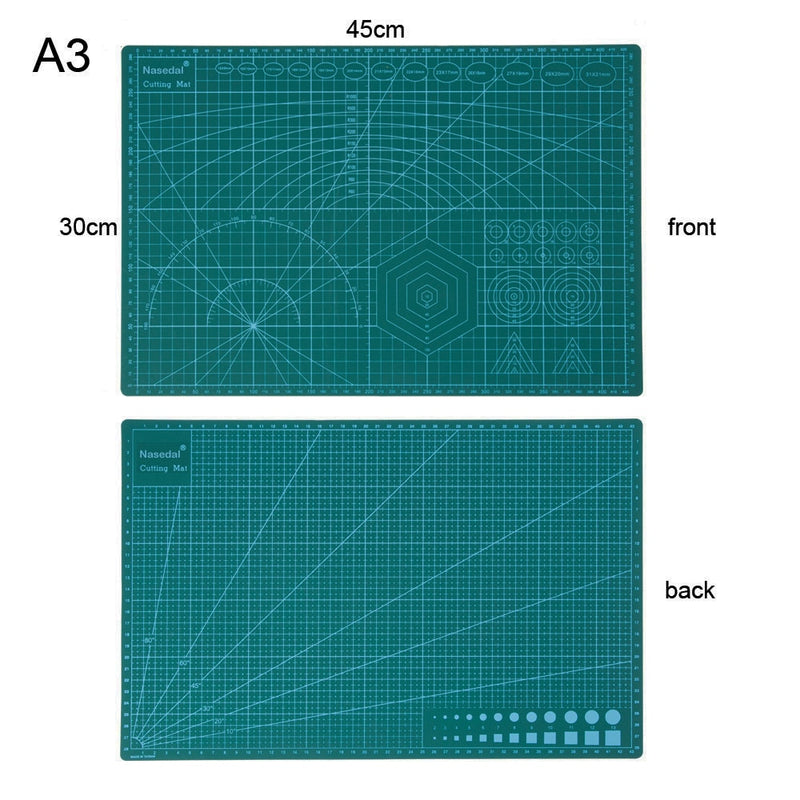 A1 A2 A3 A4 PVC Cutting Mat Pad Double-sided Patchwork Cut Pad Patchwork Tools Manual DIY Model Tool Cutting Board Self-healing