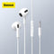 Baseus Wired Earphone H17 3.5mm In-ear with Microphone for Samsung Galaxy Xiaomi Huawei 3.5mm Ports Devices HiFi Sport Headphone