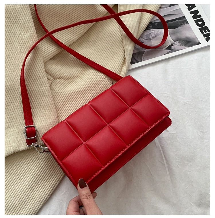 2022 New Casual Chain Crossbody Bags For Women Fashion Simple Shoulder Bag Ladies Designer Handbags PU Leather Messenger Bags