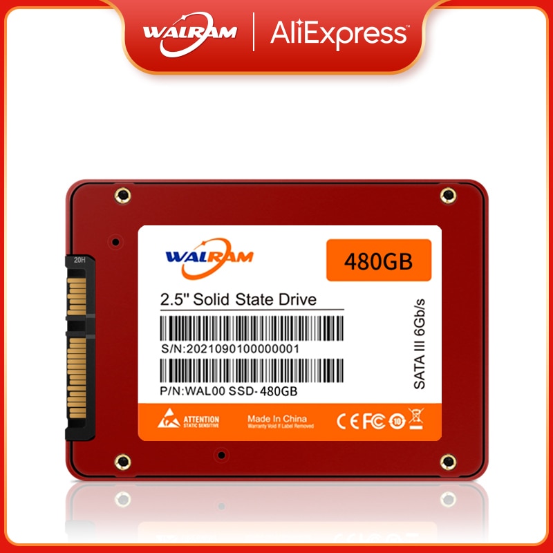 SSD Drive HDD 2.5 Hard Disk SSD 120GB 240GB 1TB 512GB 128GB 256GB HD SATA Disk Internal Hard Drive for Laptop Computer WALRAM