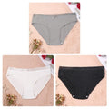 Cotton Panty 3Pcs/lot Solid Women&#39;s Panties Comfort Underwear Skin-friendly Briefs For Women Sexy Low-Rise Panty Intimates