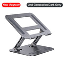 MC 515 Laptop Stand Adjustable Aluminum Alloy Notebook Stand Compatible with 10-17 Inch Laptop Portable Laptop Holder