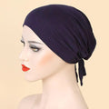 Modal New Soft Under Cap Inner Hijab Cap Stretchy Muslim Women Bandage Underscarf Bonnet Islamic Turban Headband Adjustable