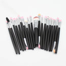 20Pcs Makeup Brushes Set for Eye Shadow Foundation Powder Eyeliner Eyelash Cosmetict for Face Make Up Brush Tools