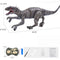 2.4G RC Dinosaur Raptor Jurassic world Remote Control Velociraptor Toy Electric Walking dragon Toys For Children Christmas Gifts