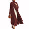 Ramadan Open Chiffon Abaya Dubai Women Sash Marocain Kaftan Eid Hijab Long Robe Muslim Fashion Clothes Turkey Vestido De Mujer