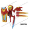 XP193 D009 WM718 Mark suit Disney anime movie figurine dolls mini plastic action toy figures Assemble blocks Christmas gifts