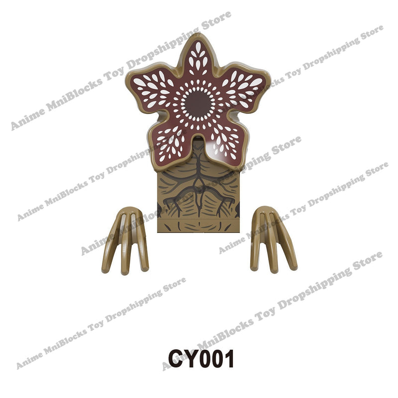 CY1001 LG1007 Mini action toy figures Building Blocks Stranger Things Movies dolls Educational assemble Toys Gifts For Children