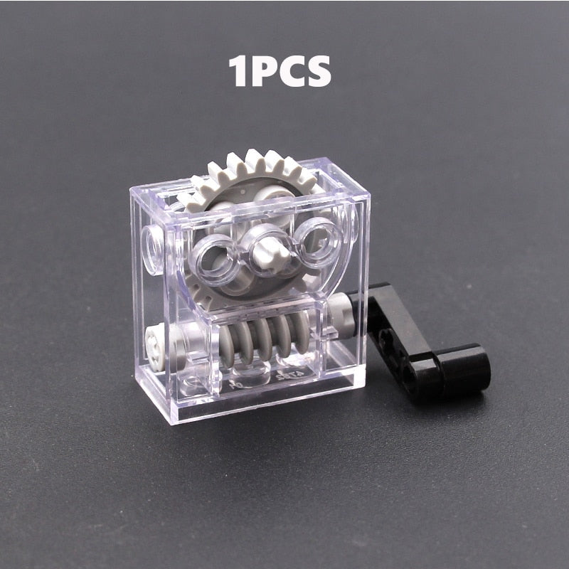 MOC Gear Series Gear Rotating Platform Gear Rack and Gear Differential  High-tech Parts Small Particles Building Blocks Toys