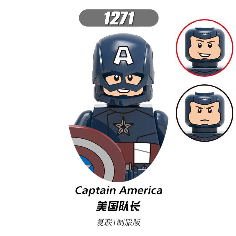 XH1261 Building Blocks Disney Anime Bricks Mini Action Toy Figures Assemble Blocks Kids Child Toys Gift