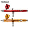 Airbrush Tool Dual Action Gravity Feed 0.3mm Nozzle Spray Gun Cake Decorating Brushes For Nail Manicure With Wrench Straw