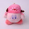Kirby Keychain Kawaii 12Cm Cartoon Pink Star Keyring Soft Stuffed Plush Toys Cute Gifts Plushies For Girls Friends Childrens
