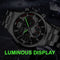 2022 Fashion Mens Watches Luxury Stainless Steel Quartz Wristwatch Calendar Luminous Clock Men Business Casual Leather Watch